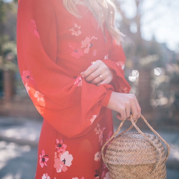 Privacy please Nixon floral midi dress - Picture 6 of 6